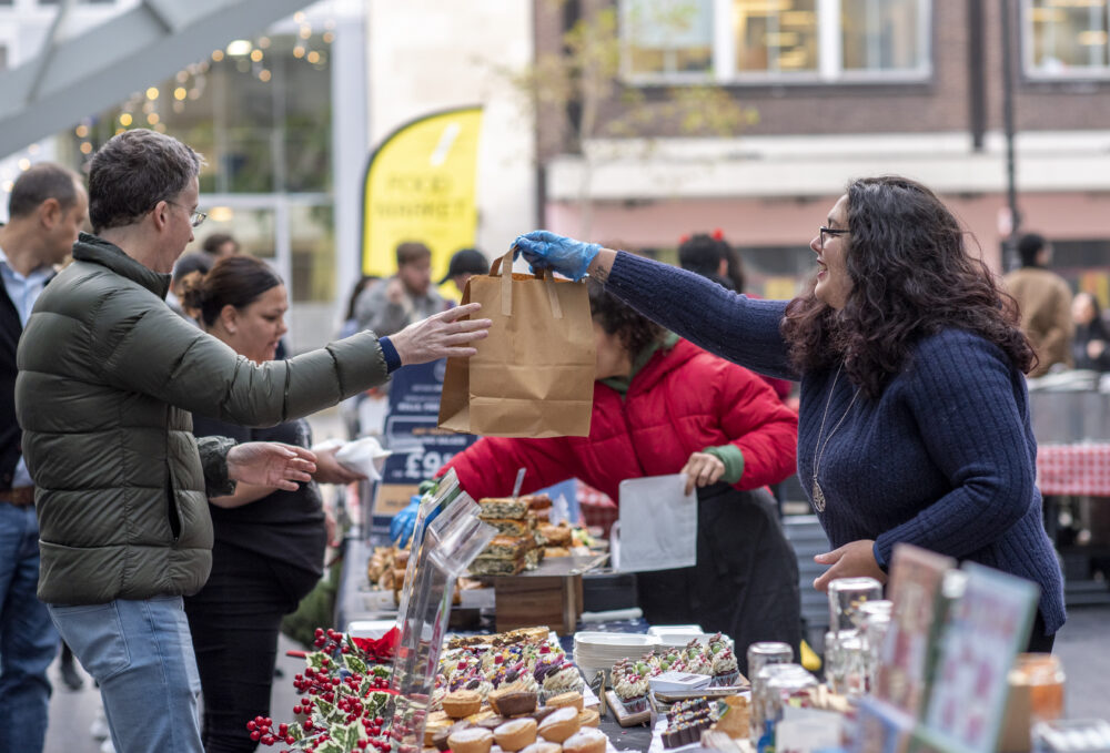 Bites Food Street Market at 55 Baker Street, Marylebone