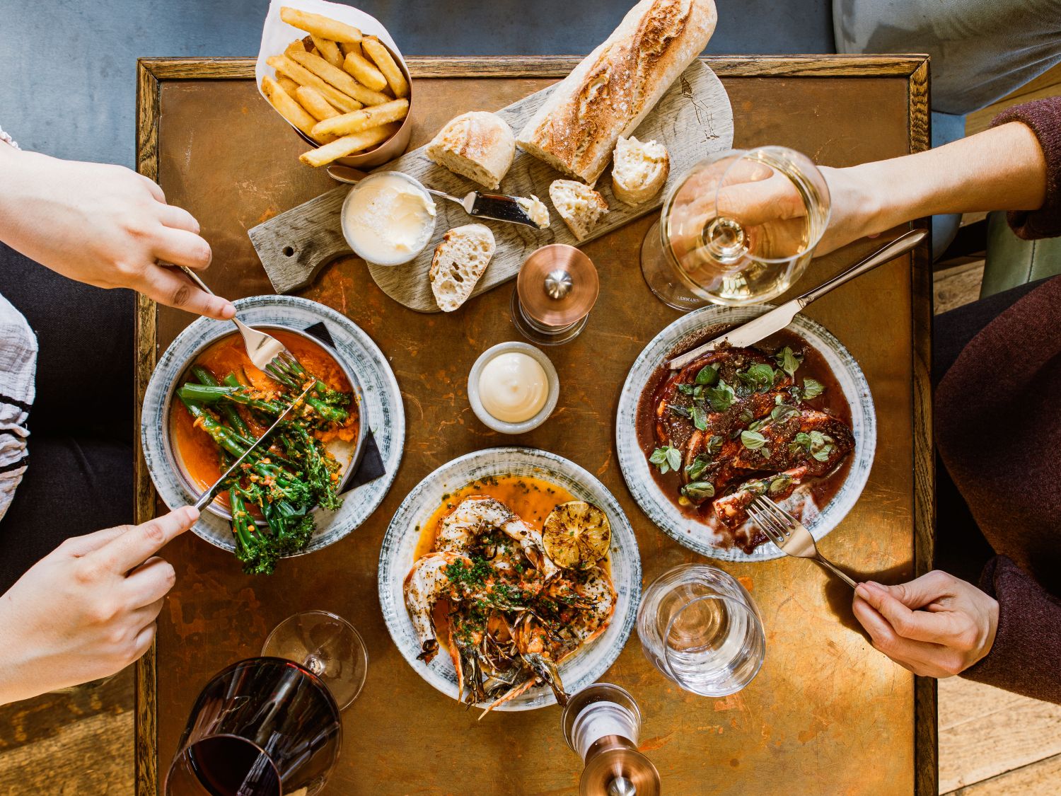 Lunch at Clarette, wine bar in Marylebone