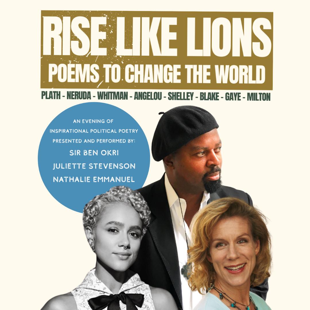 Rise Like Lions Poetry Event at the Marylebone Theatre